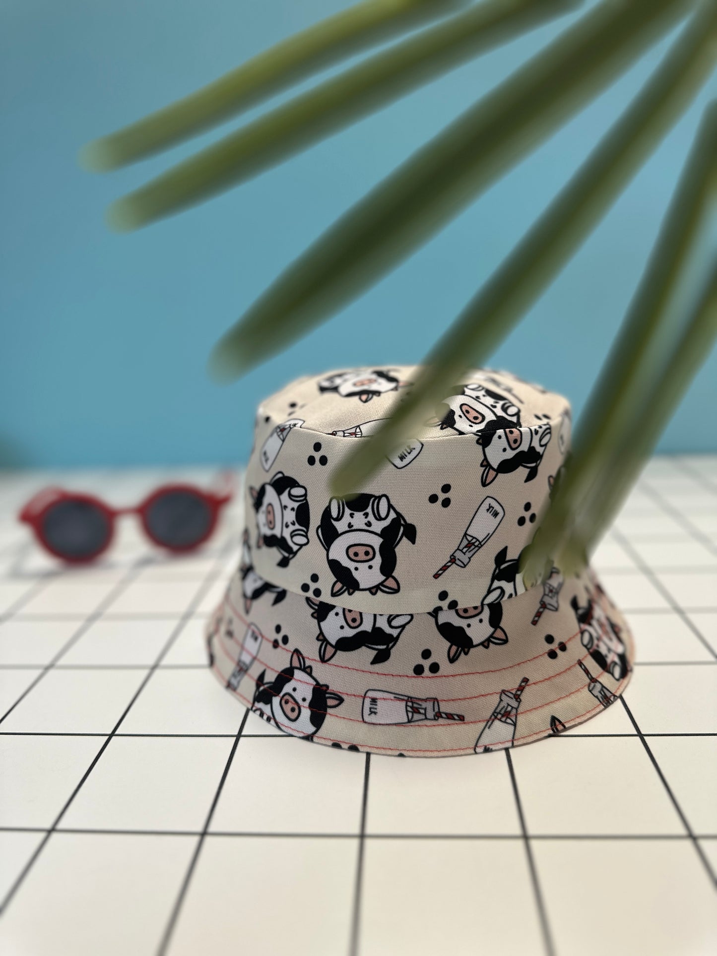 Double-sided hat MILK BABY - bucket hat 