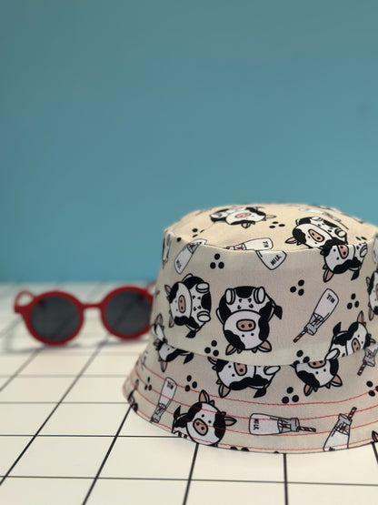 Double-sided hat MILK BABY - bucket hat 