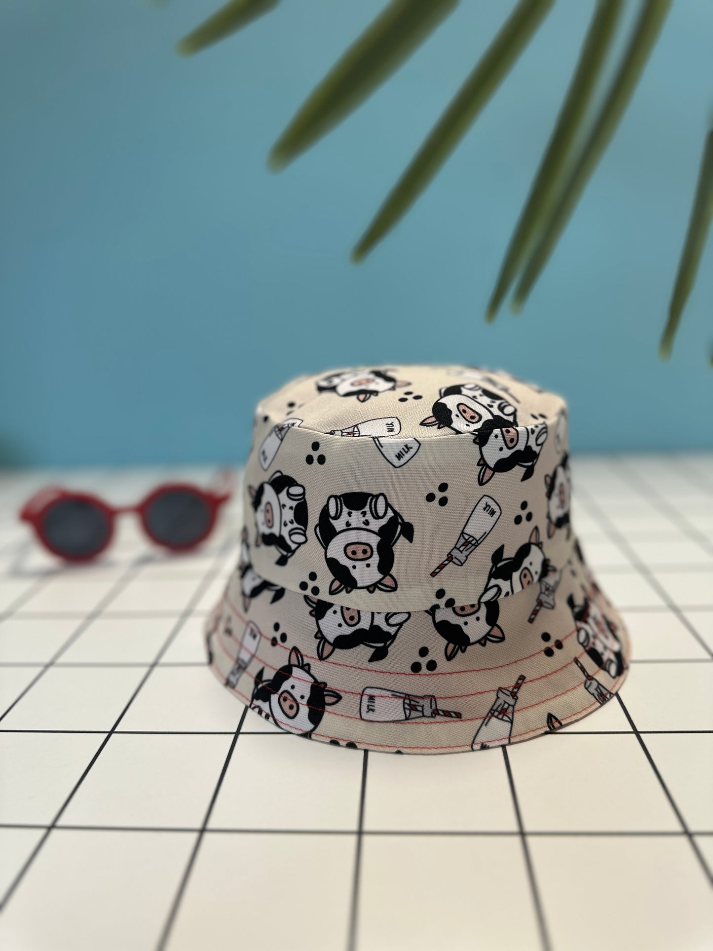 Double-sided hat MILK BABY - bucket hat 