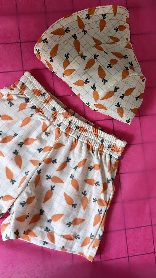 Surf shorts UV protection - carrots